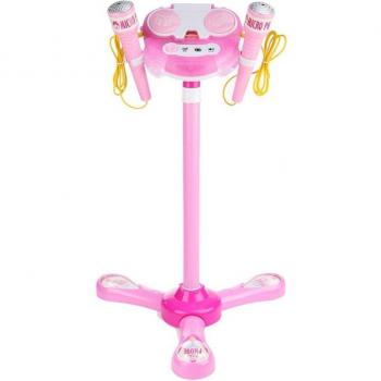 Home Karaoke System for Kids with 2 Microphones and Music Playback