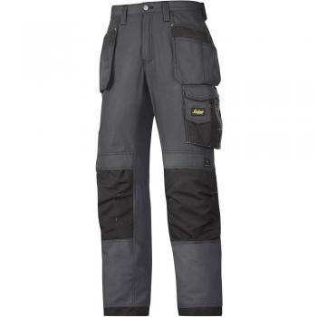 Snickers HP Rip‑Stop Schutzhose für Handwerker – Grau/Schwarz, 148 cm