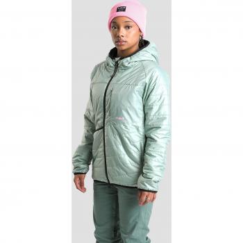 Planks Toaster Isolationsjacke für Damen grün
