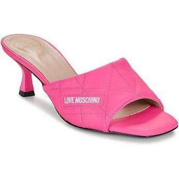 Love Moschino Quilted Women's Slip-On Shoes in Pink