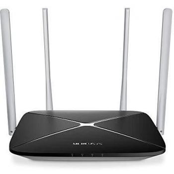 Router Fast Ethernet Mercusys AC12 Dual Band – Nero