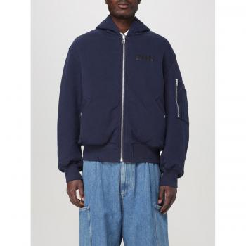 Giacca bomber KENZO in cotone elasticizzato reversibile Blu Taglia M