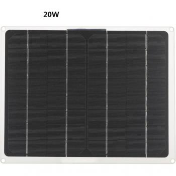 DIY Solar Panel Set, 10W/20W for Phone & Car Battery Charging