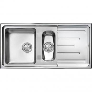 Lavello Brando F3'' 2 Vasche Acciaio Inox 100x50