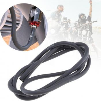 Tube Flexible de Carburant pour Moto, 1M, Gris, Anti-Corrosion