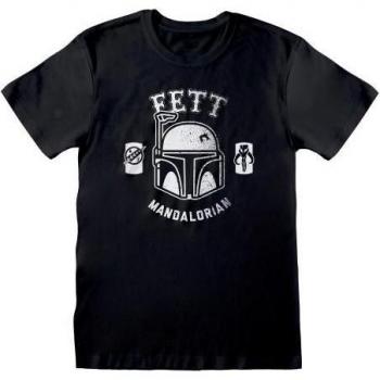 Star Wars Jango Fett Shirt für Unisex-Erwachsene (Schwarz) M