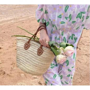 Robe de plage ample pour future maman