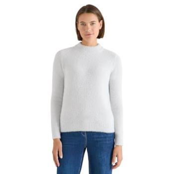 Dame's Grijze Jacquard Sweater L