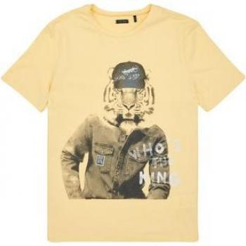 T‑shirt enfant jaune Ikks modèle XW10443