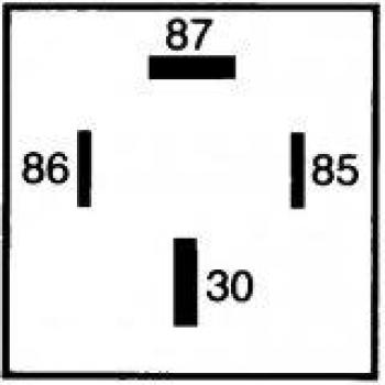 HELLA 4RA 933 321‑021 Schließer‑Relais – 24 V, S1‑Schaltbild