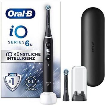Oral-B iO elektrische Zahnbürste Series 6 Black Lava mit 5 Putzprogrammen + Etui