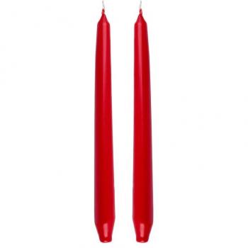 Karaca 2 Bougies Rouges de 24 cm