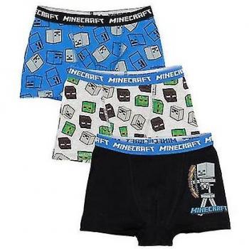 Minecraft Youth Boxer Shorts Set (3-Pack)