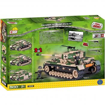 Spielzeugpanzer Cobi 2508 – Ausführung F1/G/H, beige/grün/schwarz