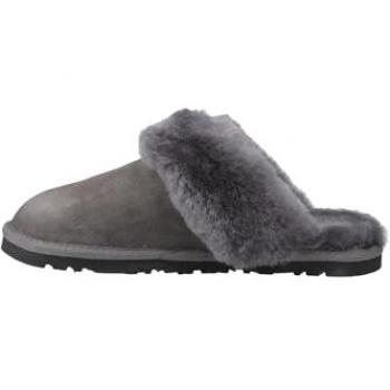 Samantha Mule Slip‑On – Grey (Size 3)