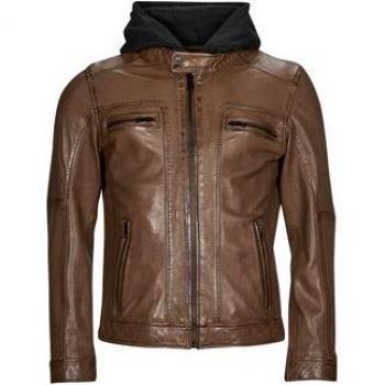 Oakwood KINGSLEY Brown Men's Leather Jacket