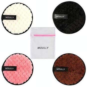 Set di Panni Struccanti MOULLY 4 unità lavabili