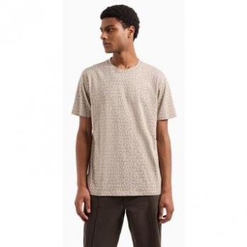 Armani Exchange t-shirt 2XL con scritta “A” su tessuto Sma