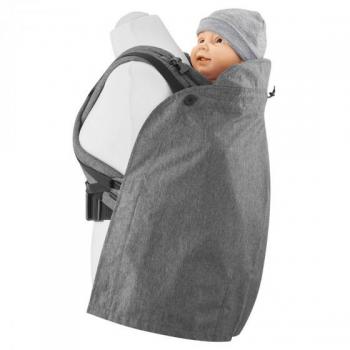 Mamalila Abri de pluie pour porte-bébé Shelter gris glacier