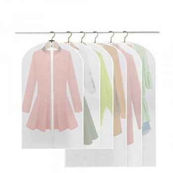 Kleiderhülle‑Pack: 6 Stück, 3 in 60×105 cm, 2 in 60×137 cm