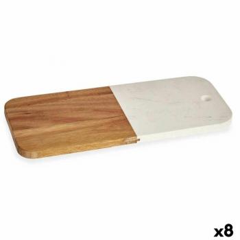 Tagliere Kinvara 78374 Bianco 18x1,5x38 cm per 8 Utensili