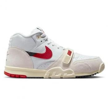 Nike Air Trainer 1 cuir blanc rouge 45 homme