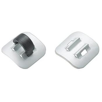 Guida per cavi Jagwire Bianco Alluminio adesivo set 4