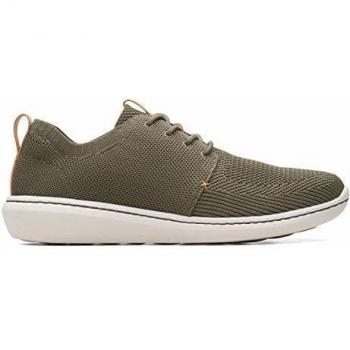 Sneakers Basses Homme Clarks Step Urban Mix en Vert (Khaki-), Pointure 43 EU