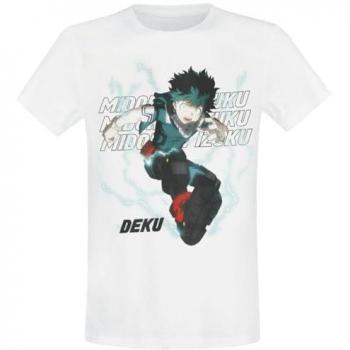 My Hero Academia Deku T-Shirt in Weiß L