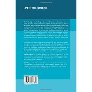 Statistical Analysis of Designed Experiments, Third Edition