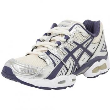 ASICS Men’s Multicolored Mesh Grey Striped Sneakers (US 9)