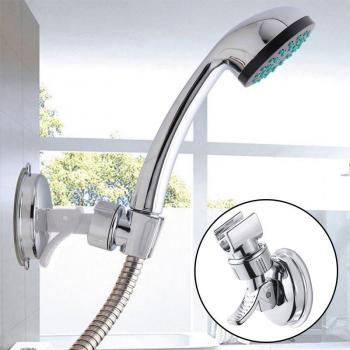 Wall-Mounted Adjustable Shower Head Holder
