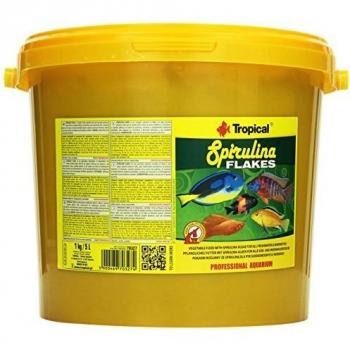 Alimento Vegetal en Copos con Espirulina Tropical 5L