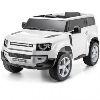 White Land Rover Defender Kid’s Electric Drive‑On Toy
