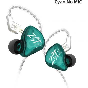 Auriculares de graves HIFI KZ ZST X 1BA + 1DD