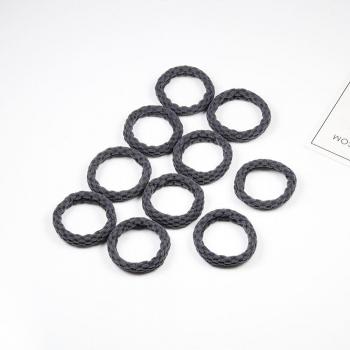 10pcs Simple Hair Accessories, High Elastic Rubber Bands