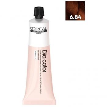 L’Oréal Professionnel Dia Richesse 6.84 Dark Blonde Copper Mocha 60 ml