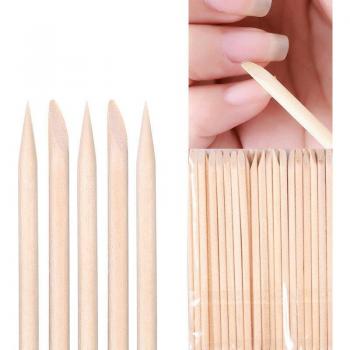 10PCS Wooden Cuticle Pushers