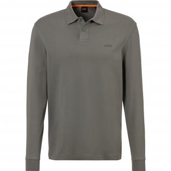 BOSS Orange Poloshirt Herren – Grünes Baumwollmaterial