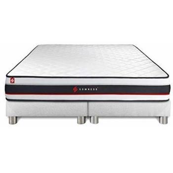 Ensemble Double sommier 80x200 + Matelas Form 160x200