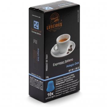 Adagio Luscioux Nespresso Compatible Decaf Coffee Capsules