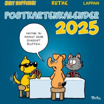 Lappan Shit happens! Postkartenkalender 2025