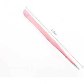 Bâton silicone avec grilles, pinces droites et cueilleur de strass – set art ongles