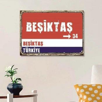Décor de salon Besiktas en bois