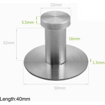 Wall-Mounted Removable Hook with Suction Cup