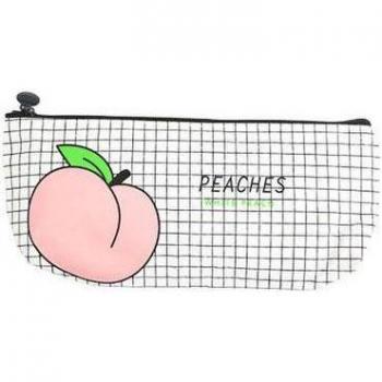 Kawaii Peach School Pen Box