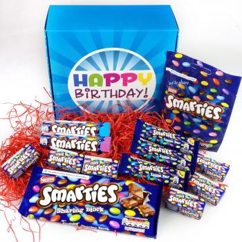Festive Fun Box: Nestlé Smarties – Smarties Block, Pouch, Tube, Mini Bar, Mini Carton
