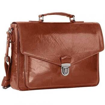 Leonhard Heyden Austin Leather Briefcase