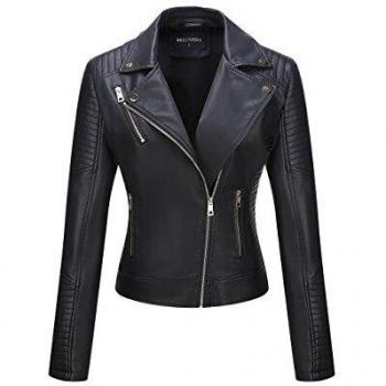 Donna Giacca Moto Ecopelle BELLIVERA 53 M