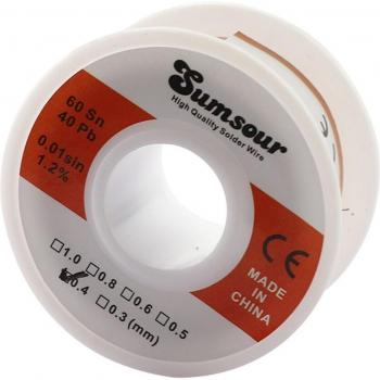 Lead‑Tin Rosin-Core Soldering Wire 0.3–0.6 mm (50 g) – 60/40 Ratio